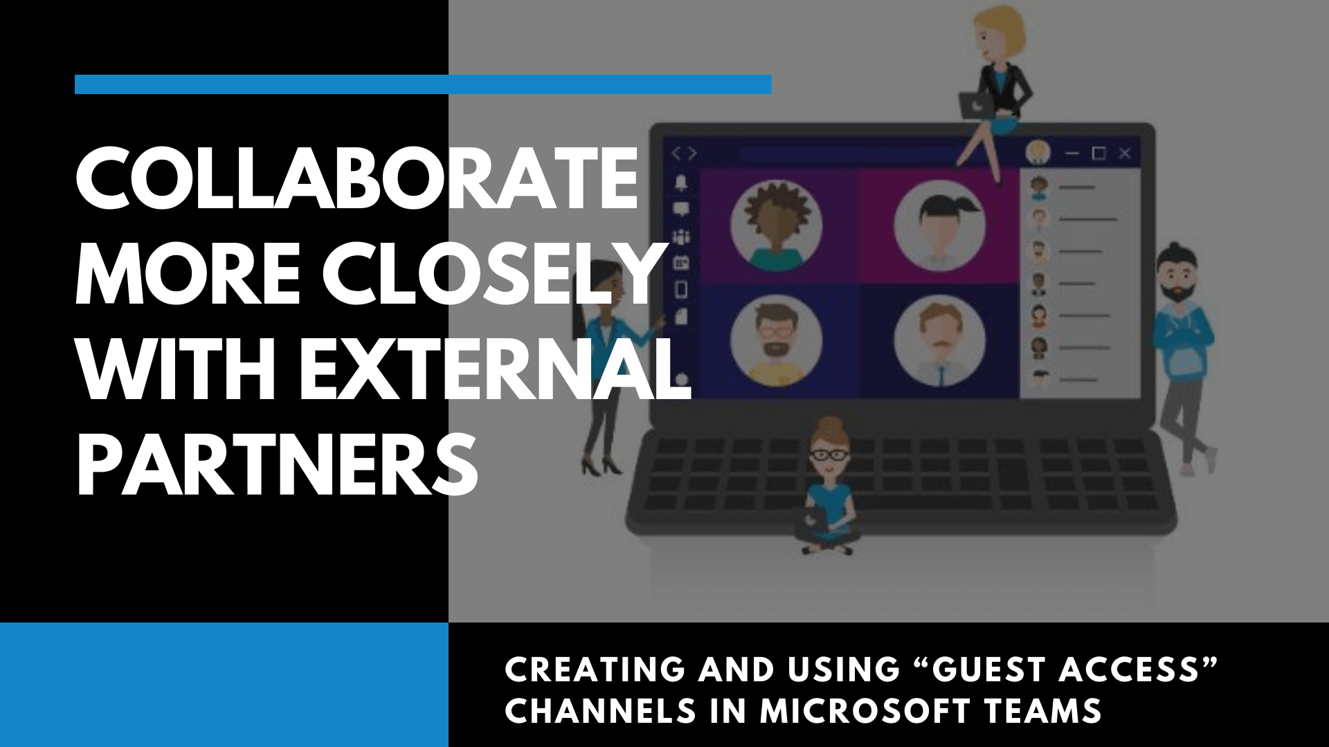 Graphic saying, "Collaborate More Closely With External Partners"