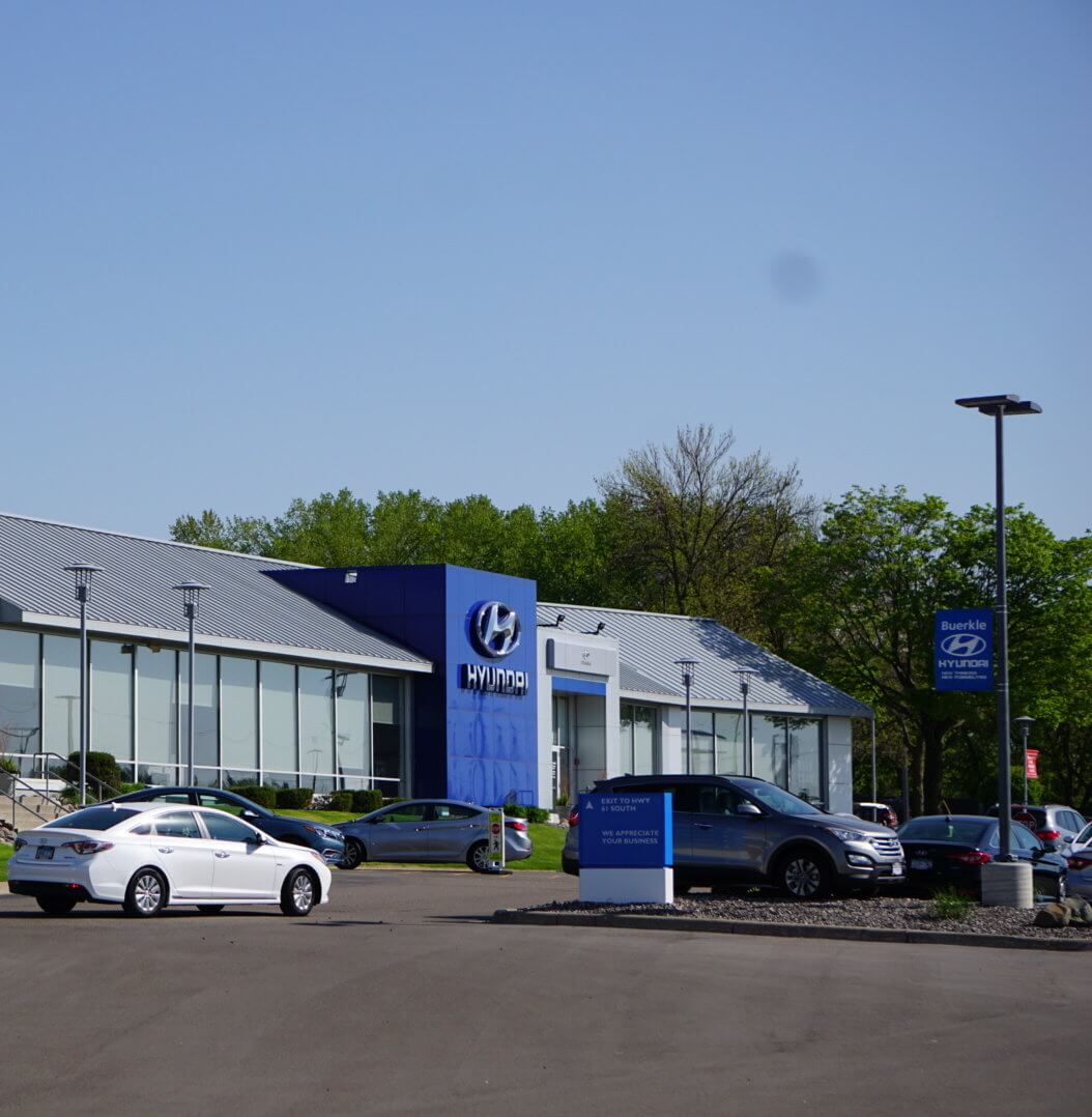Photograph of Hyundai dealership