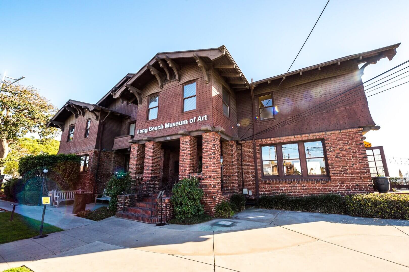 Long Beach Museum of Art overlooking the Pacific Ocean, offering a tranquil setting for art exhibitions and cultural events.