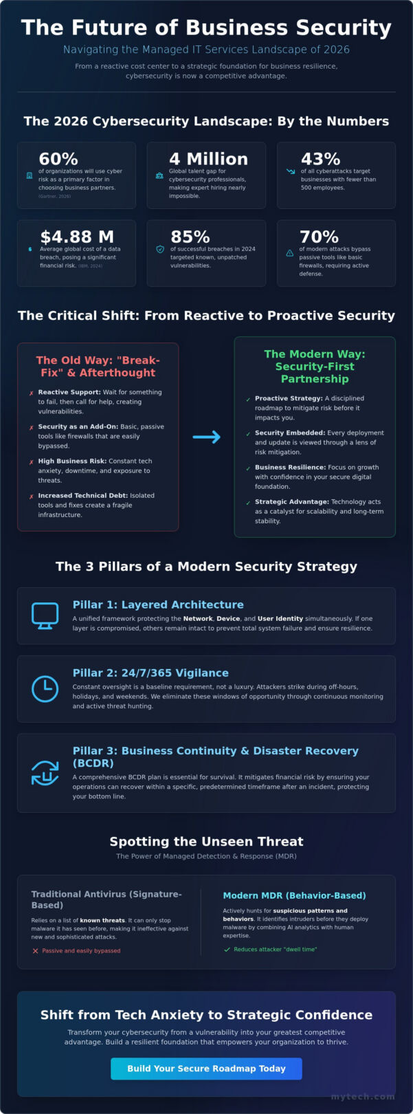 Managed IT Services Security: The Strategic Guide for Business Resilience in 2026