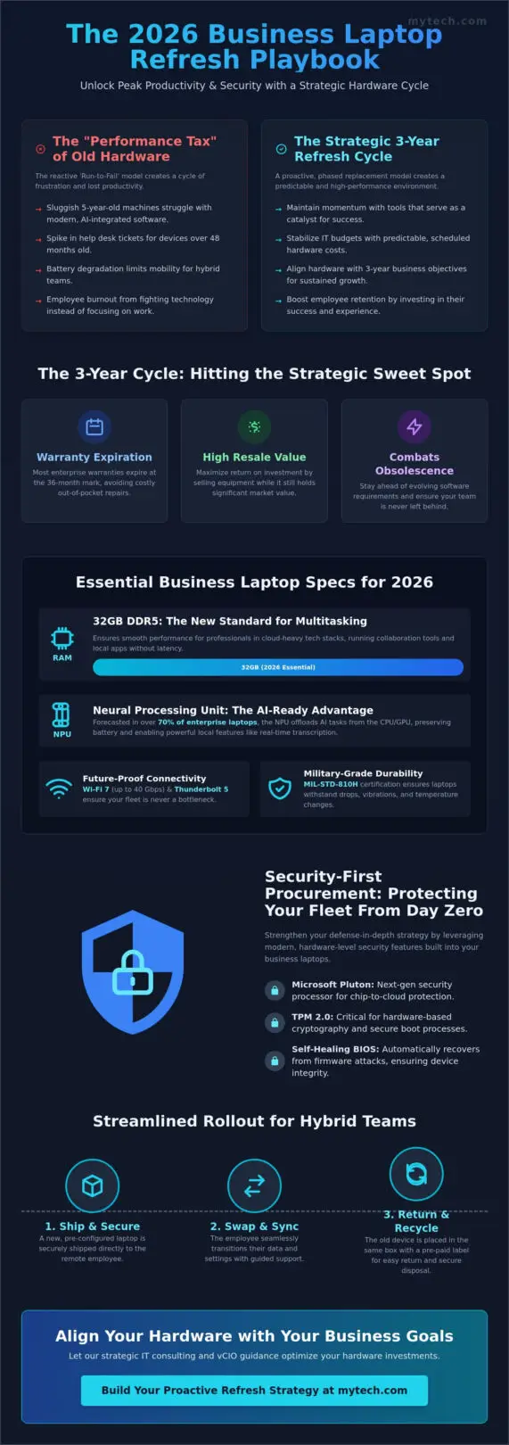 Business Laptop Refresh Strategy: How to Choose the Right Hardware in 2026