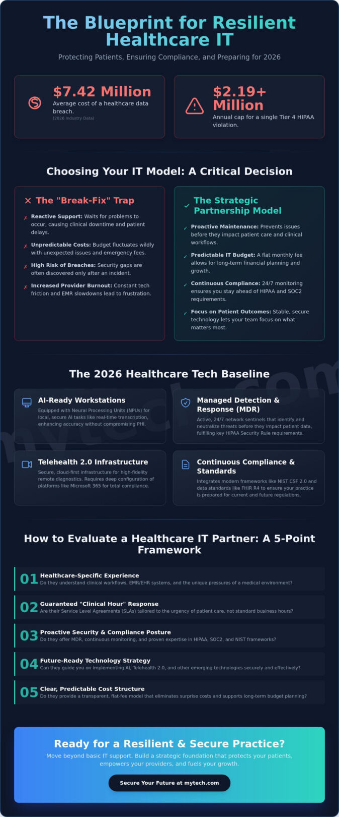 IT Support for Healthcare Providers in 2026: A Strategic Guide to Compliance and Patient Care