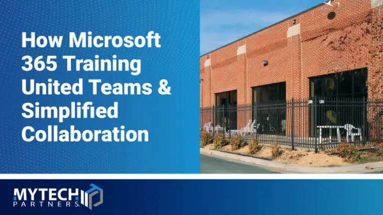 Commercial building exterior representing Microsoft 365 training and workplace collaboration.