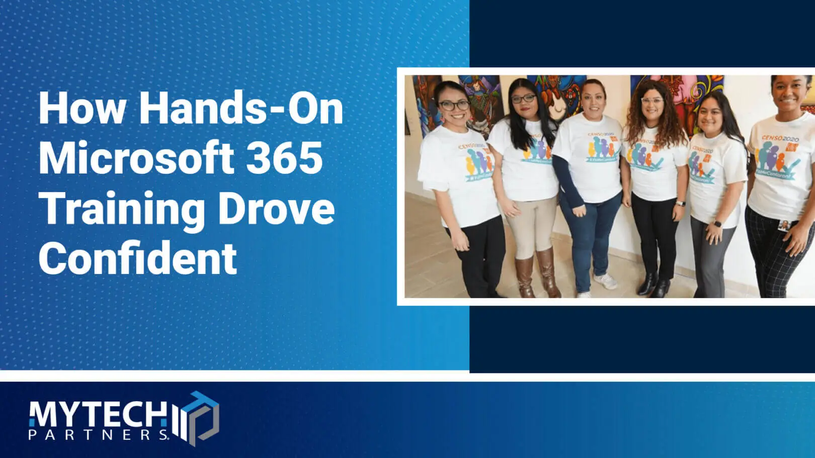 Team members participating in hands-on Microsoft 365 training and adoption.