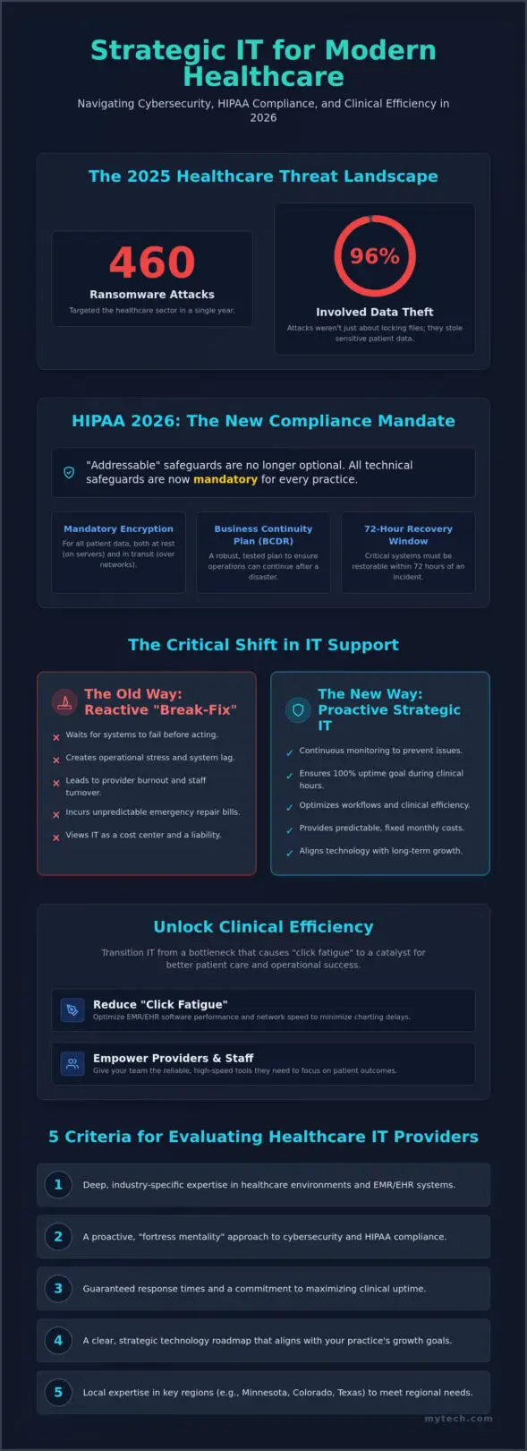 Strategic IT Support for Healthcare Providers: A Comprehensive 2026 Guide
